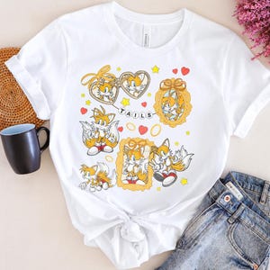 Sonic the Hedgehog Shirt, Sonic and Friend Shirt, Sonic Tails Shirt, Sonic Group Matching Shirt, Shadow the Hedgehog Party Shirt C1HA05-5