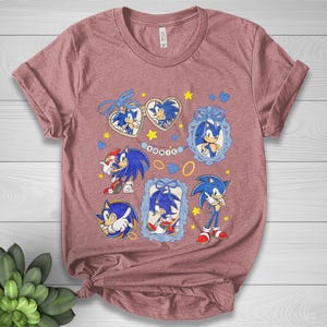 Sonic the Hedgehog Shirt, Sonic and Friend Shirt, Sonic Tails Shirt, Sonic Group Matching Shirt, Shadow the Hedgehog Party Shirt C1HA05-2