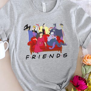 Disney Villain Friends Shirt, Matching Evil Queen, Maleficent, Cruella Tee, Bad Girls Trip Shirt JCMQ13