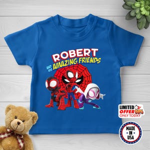 Personalized Spidey Birthday Shirt,Spidey and His Amazing Friends Family Birthday Party,Superhero Birthday Shirt,Spidey,Team Birthday D1EZ22