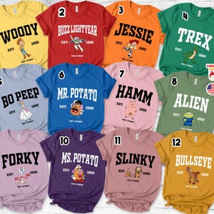Disney Toy Story Group Shirt, Friends Shirt, Birthday Toy Story Shirt, Toy Story Group Shirt, Retro Toy Story Characters C-11052312