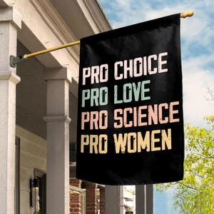 Feminist Flag Womens Rights are Human Rights Boho Garden Flag Pro Choice Flag Resist Flag Pro Roe Garden Flag My Body My Choice Sign D2FV19