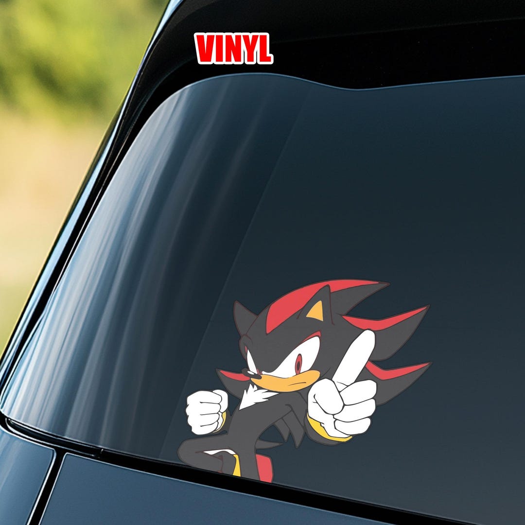 Shadow Peeker Sticker,dark Hedgehog Peeking Car Window Vinyl Decal ...