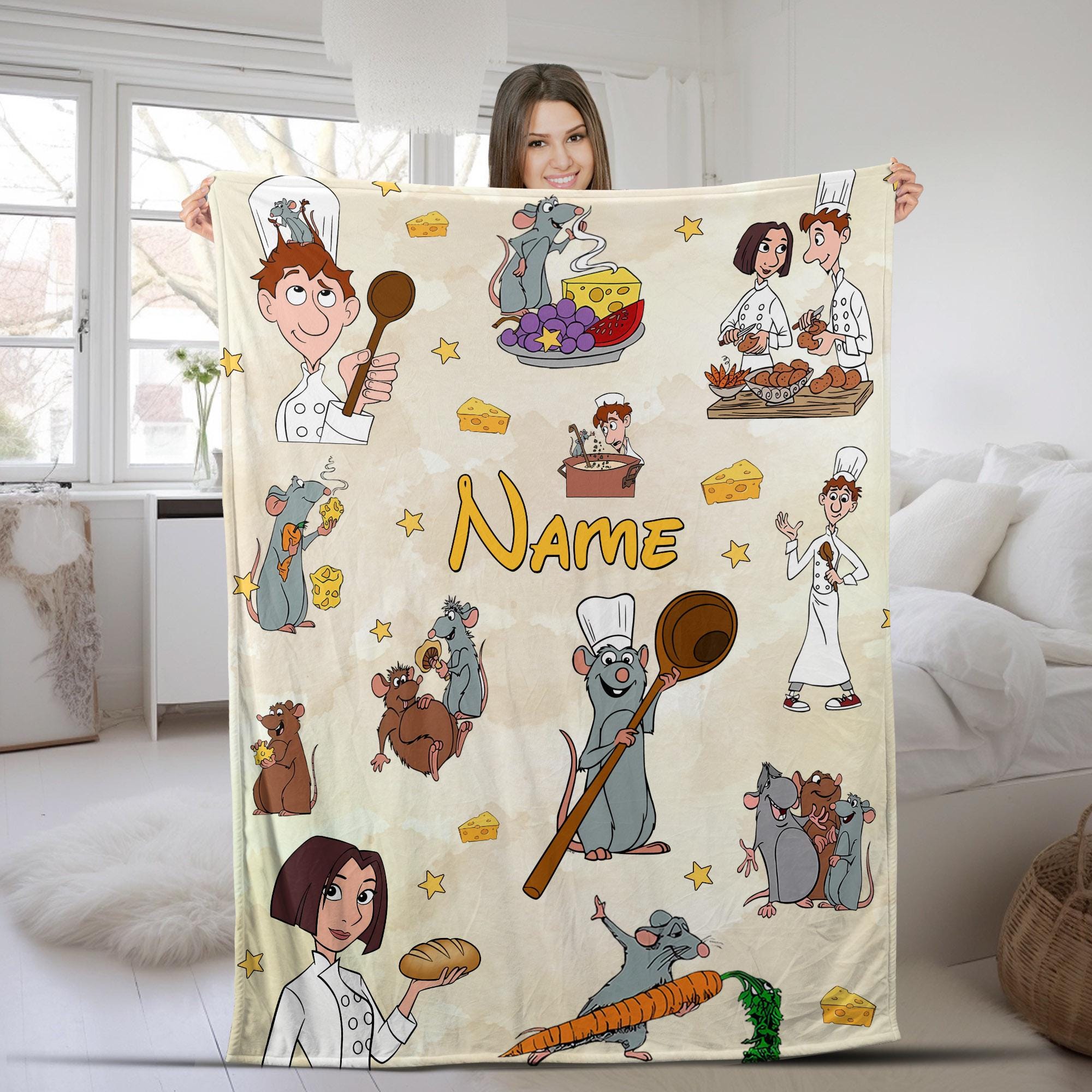 Discover Personalized Disney Pixar Ratatouille Blanket, Remy Ratatouille Blanket
