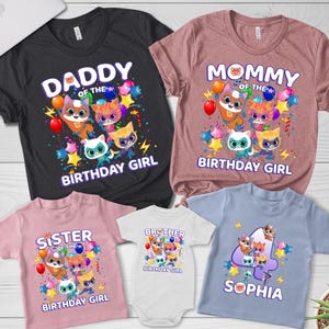 Super Kit Inspired Birthday Shirt, Super Kit Party theme, Personalized shirt kids, Gift Birthday Shirt, Family Birthday Shirt NFOA09