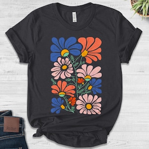 Subtle Anti Trump Protest Shirt, Anti Trump Gift Subtle F*ck Trump Flower Shirt, Democrat Feminist Shirt, Political Protest Tee NGOF04