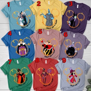 Disney Villain Shirt, Disney Group Matching Shirt, Disney Group Shirt, Disney World Shirt, Maleficent Shirt, Ursula, Evil Queen NFON66