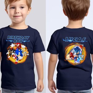 Inspired Gamer Birthday T Shirt, The hedgehog Theme Party, Matching Family Tee, Birthday Toddler, Youth Tee,All sizes,Unisex Tee SN05 BZHO06