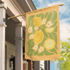 Subtle Anti Trump Flag, Lemon Anti Trump F*ck Trump Flag, Anti Maga Anti Trumpism Feminist Liberal Flag Political Garden Flag Resist NGPW12