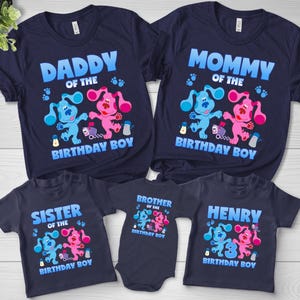 Blues Clues Cartoon Birthday Shirt,Blues Clues Family Birthday Shirt,Personalized Blues Clues Birthday,Matching Birthday Family Shirt NFOP23