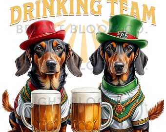 October Beer dog PNG, October Beer Festival PNG, Digital Download, German beer festival, drinking team, German pit bull sublimation design