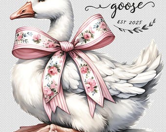 Mama Goose PNG, New Mama est 2025, New Mom Shirt PNG, Mother's Day Gift Design, Girl Boy Mama PNG, Newborn Mom Sublimation Digital Download