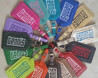 Luggage Tag--Tennis Anyone?