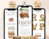 Baby Shower Invitation with RSVP, Online Invitation, Babyshower Website, RSVP Tracking, Welcome Sign Board, Babyparty