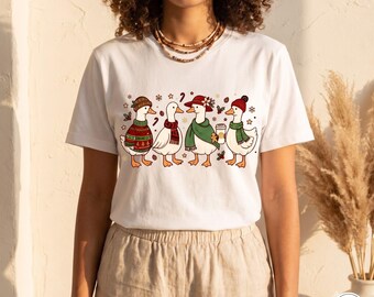 Christmas Duck PNG Design | Festive Holiday Sublimation Art for T-Shirts, Mugs & Stickers | Digital Download