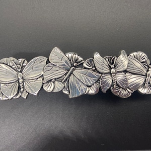 Butterfly Hair Clip, Celtic Barrette, Irish Jewelry, Pagan Jewelry, Friendship Gift, Wiccan Jewelry, Norse Jewelry, Bridal Party Gift