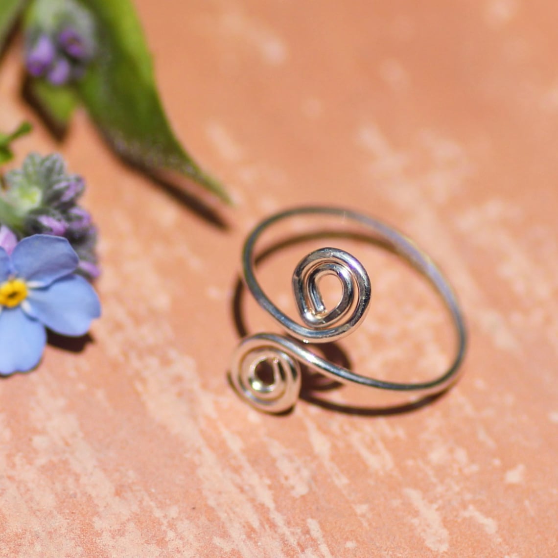 Bague D'orteil Ou De Petit Doigt En Argent Sterling - Taille Ajustable (inférieure à 4) - Neuve Sans Emballage