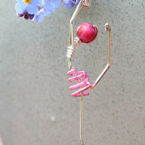 Ballerina Necklace ~ Ballerina Jewelry ~ Ballet Necklace ~ Ballerina Pendant ~ Charm Necklace ~ Sterling Silver Jewelry ~ Dance Necklace