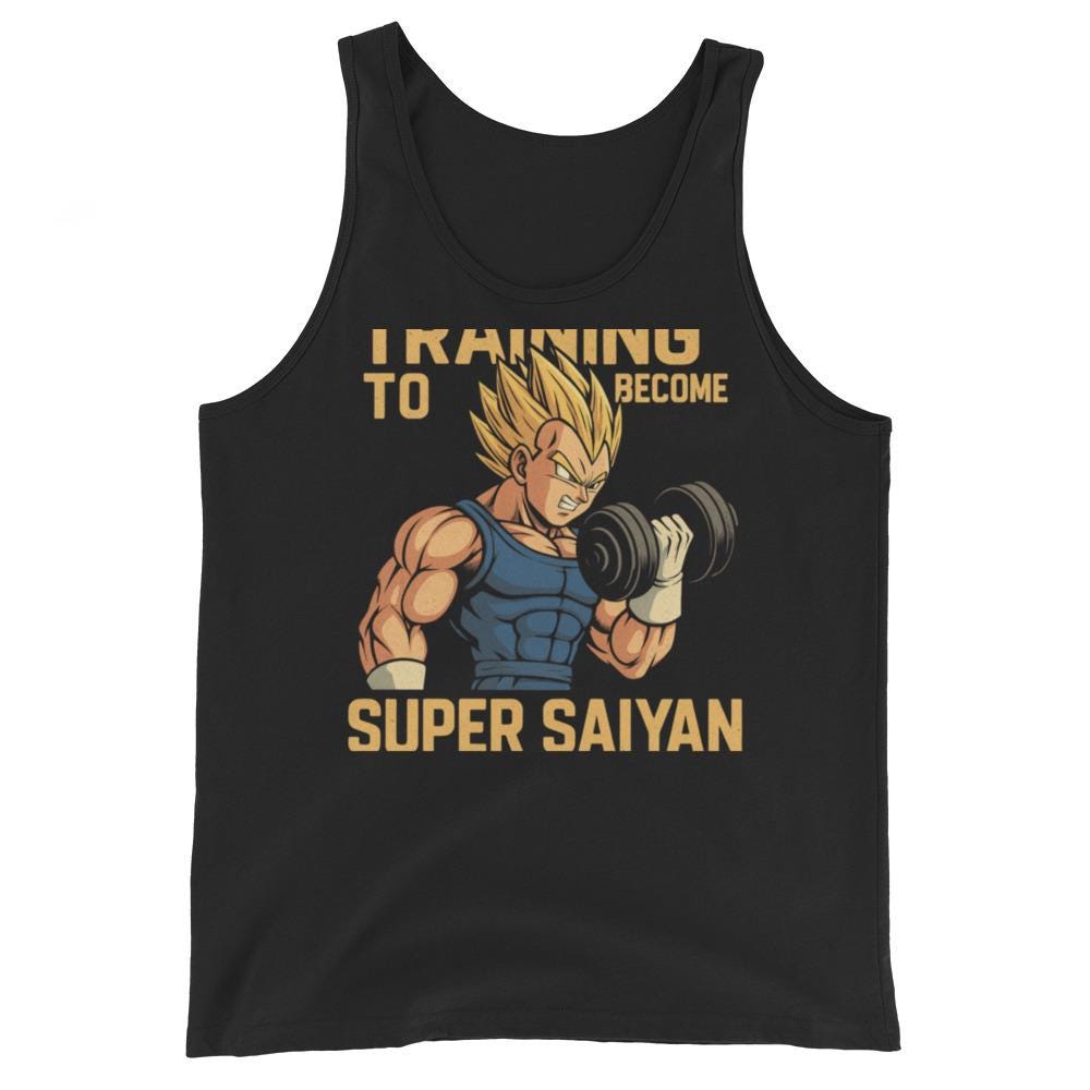 Vegeta Tank Top - Etsy