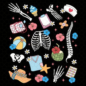 Ortho Nurse Summer Png, Summer Vibes Png, Orthopedic Surgeon Png, Orthopedics Team Shirt Png, Gift for Ortho Rn, Summer Time Make Memories