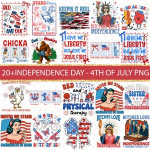 20+4th of July Bundle , Independence Day Png, America Png, USA Flag Png, Patriotic Bundle , America Png Bundle , Retro Usa Png, Bundle