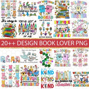 Lot 20+++ pour lire des livres pour enfants au format png, club de bibliothèque pour enseignants de la maternelle, lire des personnages de livres pour enfants au format png, citations d'un enseignant au format png