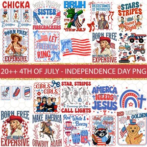 20+4th of July Bundle , Independence Day Png, America Png, USA Flag Png, Patriotic Bundle , America Png Bundle , Retro Usa Png, Bundle