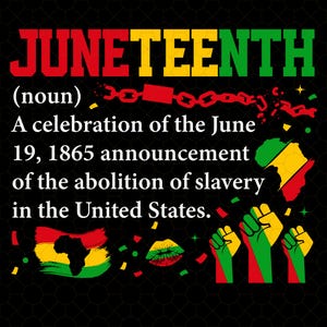 Juneteenth 1865 Definition Png, Juneteenth Png, Emancipation Day Png, Juneteenth Shirt Png,Black History Month Png, Free-ish 1865 Png