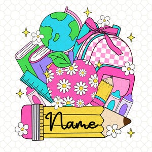 Personalisierter Schulanfang Png, Benutzerdefinierter Lehrername Png, Benutzerdefinierter Schülername Png, Schulanfang Png, Erster Schultag Png, Schule Png