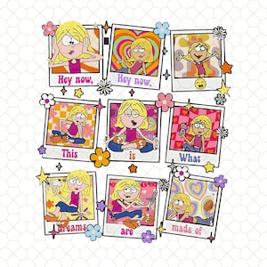 Cute Lizzie Mcguire Png, This Is What Dreams Are Made Of, Cartoon Lizzie McGuire Png, Lizzie Png, Lizzie McGuire Cartoon, WDW Magic Kingdom