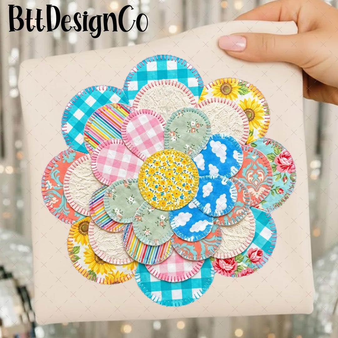 Spring Patchwork Pattern 31 Patchwork Spring Flower PNG | Easter Digital Download | Shabby Chic ...