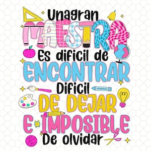 Retro Maestra Word Back To School Png, Preppy Maestra Png, Spanish Teacher Png,Maestra Png, Maestra Back To School Png, Teacher Life Png