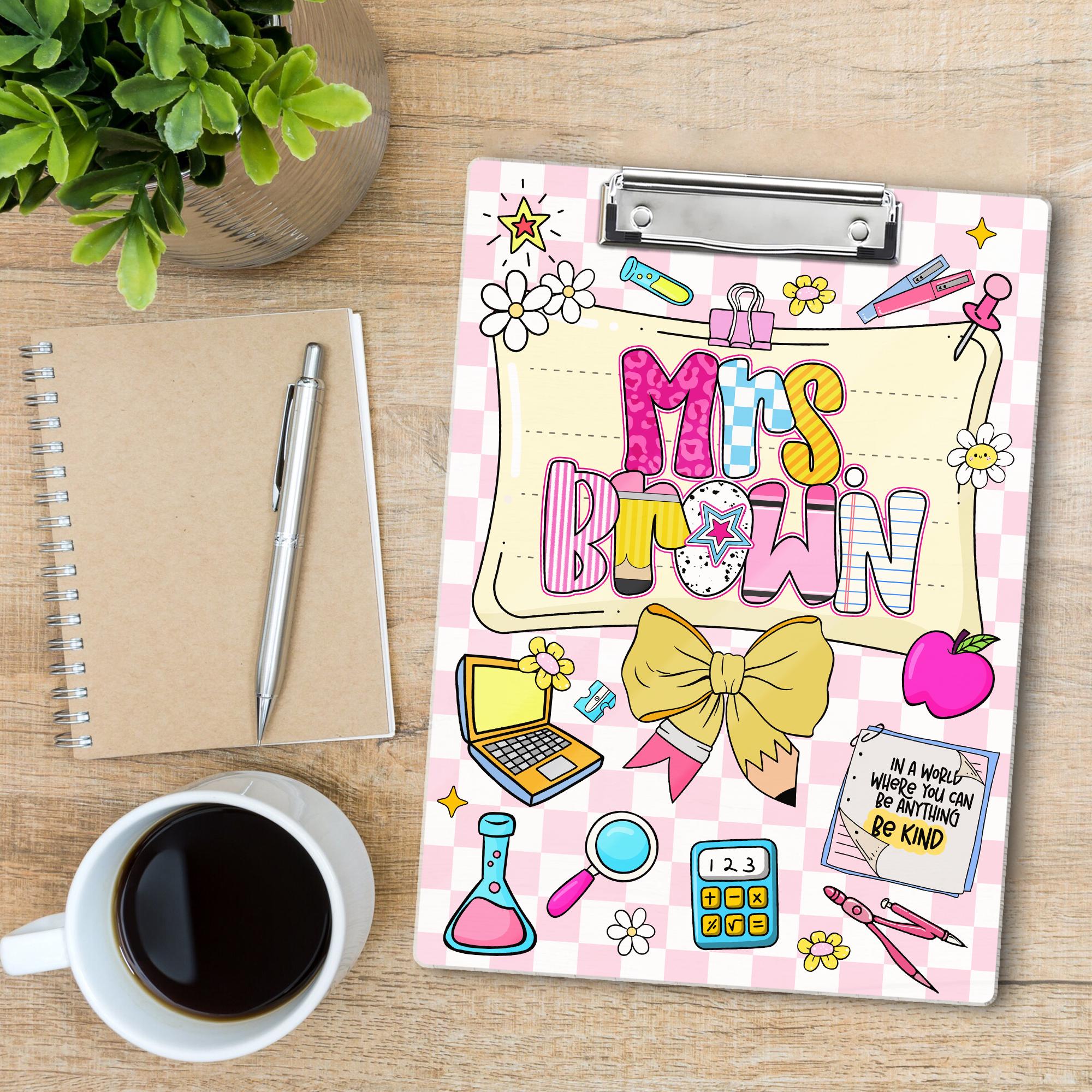 DIY Sublimation Clipboard Blanks - MDF Double-Sided, 12.4" X 8.8" (A4/Letter Size), With Low-Profile Clip