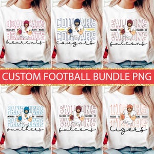 Fußballspieltag Fußball PNG Bundle, Spieltag Png, Adretter Fußball-Shirt Design, Fußball-Bundle, benutzerdefinierter Name der Fußballmannschaft