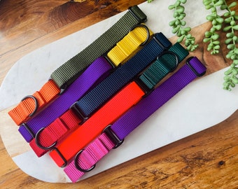 1" Solid Color Nylon Webbing Large Martingale