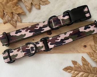 1" Camo Large Dog Collar