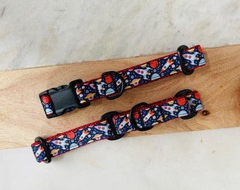 3/4" Rocket Medium Dog Collar