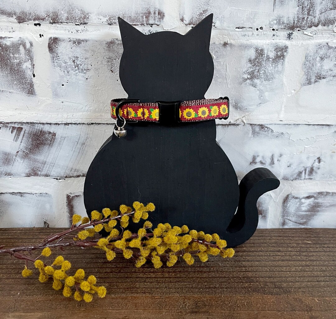 Sunflower Cat Collar Etsy