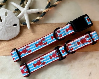 1" Lobster Dog Collar