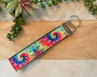 Tie Dye Key Fob