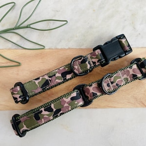 3/4&quot; Camouflage Medium Dog Collar