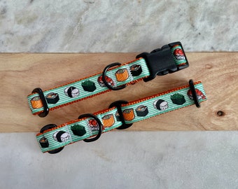 3/4" Sushi Medium Dog Collar