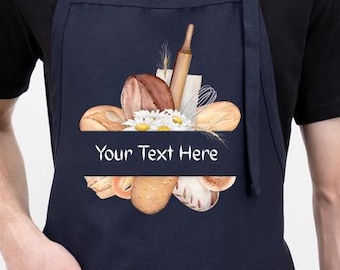 Personalized Kitchen Apron: Custom Name Chef Apron, Baking Gift