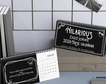 Hilarious 2026 Dad Joke Desk Calendar,Funny Desk Calendar,2026 Calendars,Dad Joke Gift,Dad Gifts,Desk Calendars 2026,Sarcastic Desk Calendar