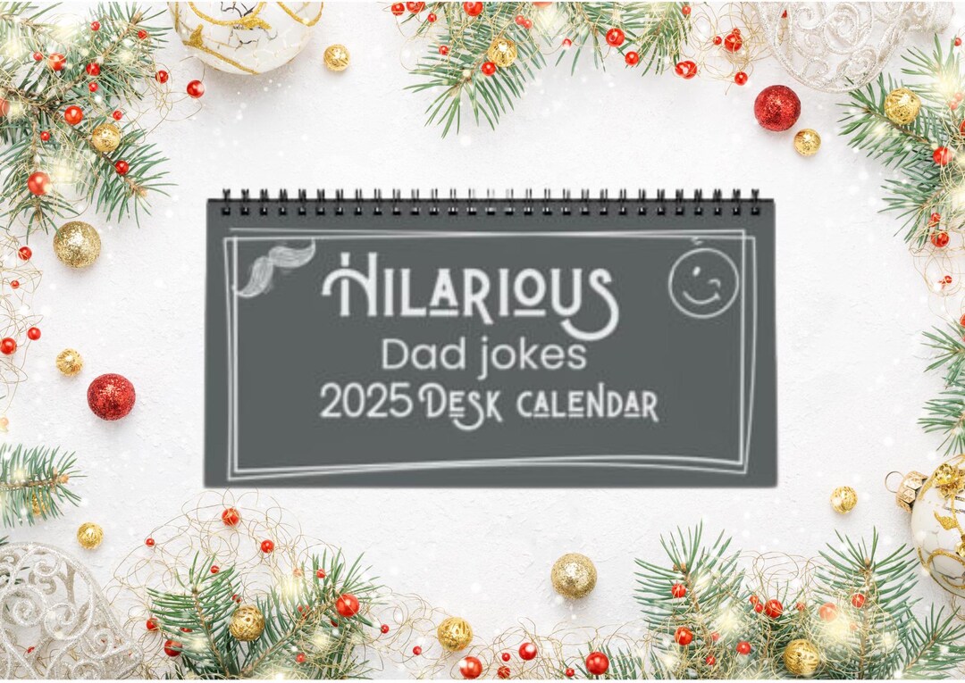 2025 Dad Joke Desk Calendar,funny Desk Calendar,2025 Calendars,dad Joke