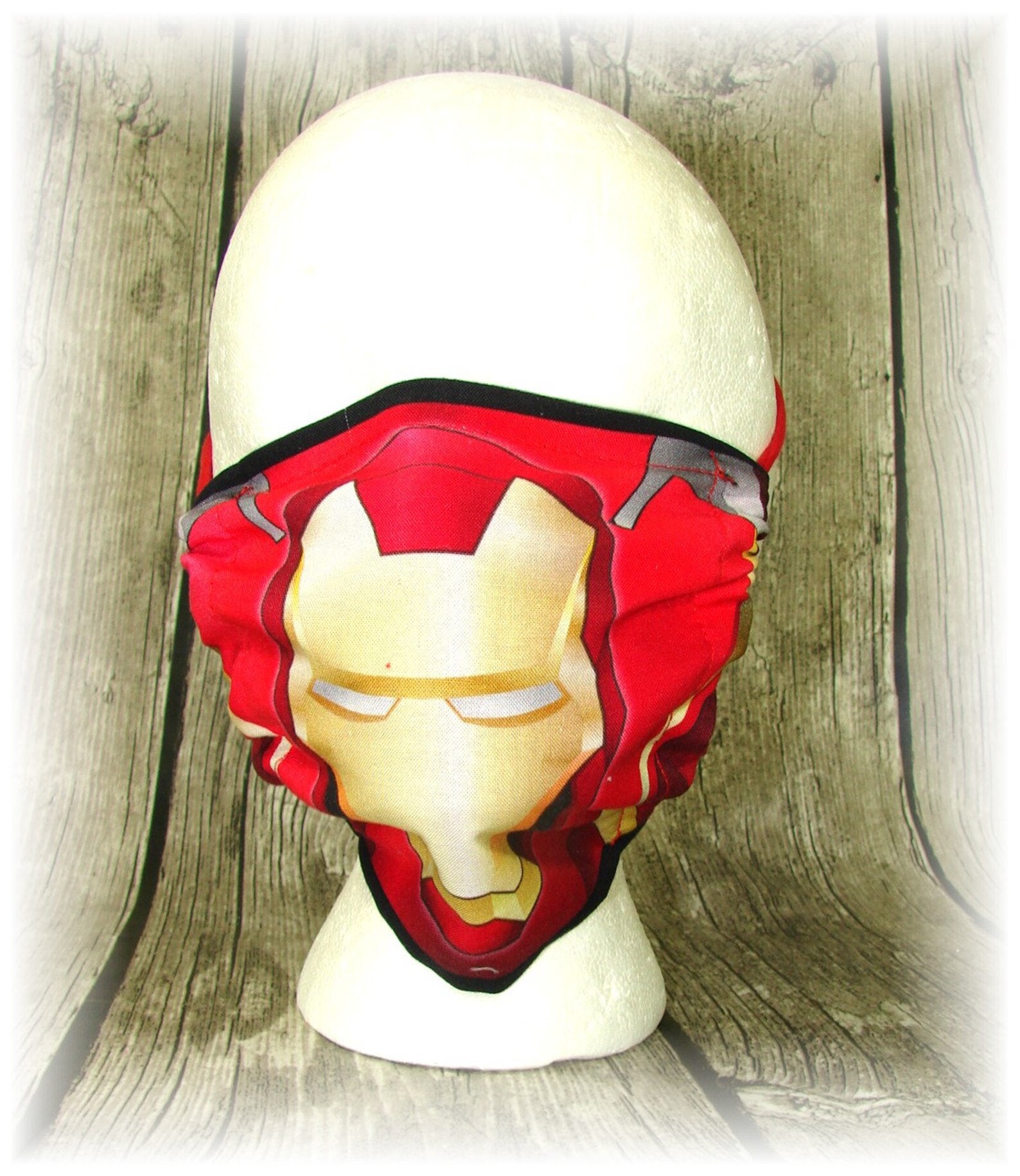 Iron Man Age 712 Face mask filter pocket removable nose Etsy