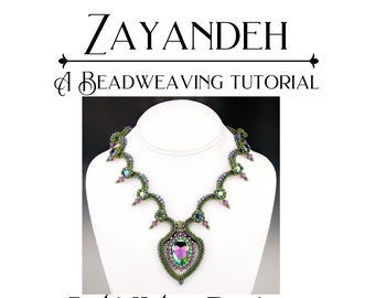 Zayandeh Necklace  Beading Tutorial - PDF Download