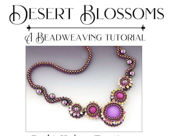 Desert Blossom Necklace Beading Tutorial - PDF Download