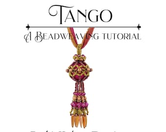 Tango Pendant Beading Tutorial - PDF Download