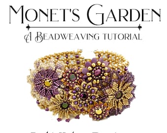 Monet's Garden Bracelet Beading Tutorial - PDF Download